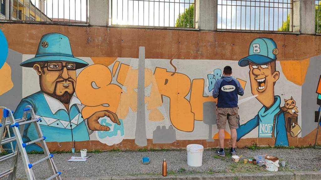 Murales a Laveno Mombello