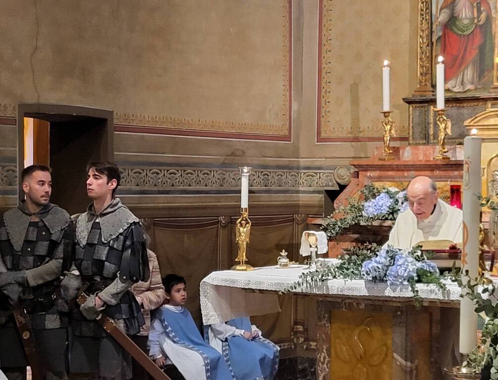 Palio di Legnano - Investitura religiosa della reggenza della contrada Sant'Erasmo