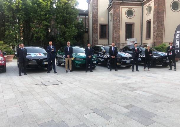 Palio di Legnano: le autorità viaggiano con le auto del Gruppo Ceriani