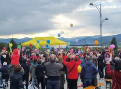 Palloncini di pace al Belvedere