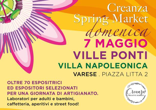 Creanza Spring Market maggio 2023