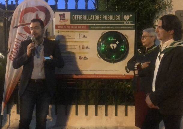 Al maniero della contrada San Domenico il 103° defibrillatore posizionato a Legnano