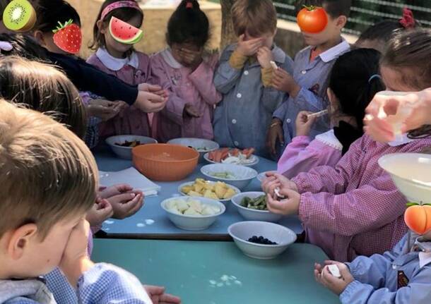 Alla Scuola dell’infanzia di Cadrezzate con Osmate si impara ad amare frutta e verdura