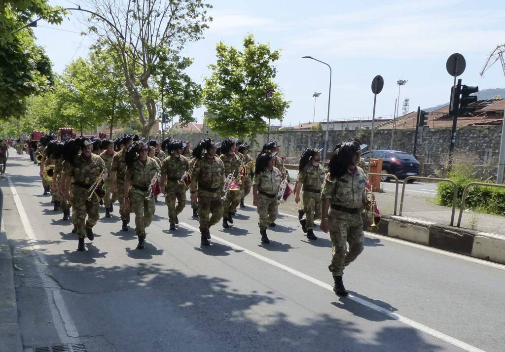 bersaglieri del Varesotto al raduno di La Spezia