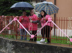 Quinzano, una festa tutta rosa per salutare il passaggio del Giro