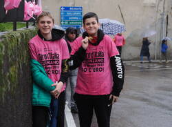 Quinzano, una festa tutta rosa per salutare il passaggio del Giro