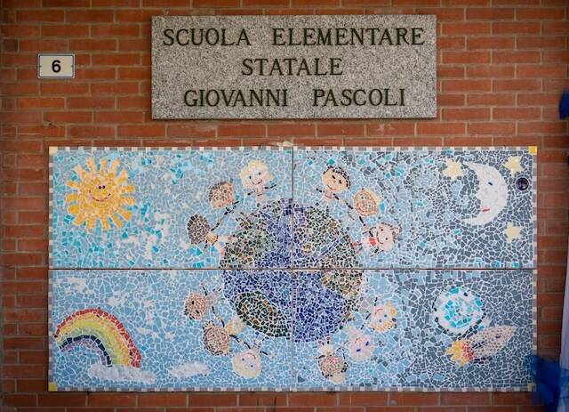 Il mosaico della scuola \"Pascoli\" di Besozzo