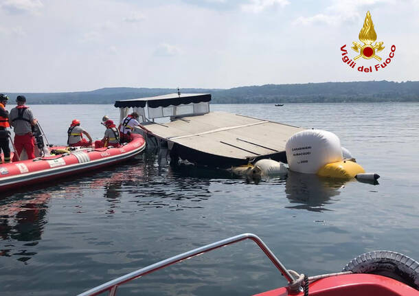 Delitto barca affondata lago maggiore naufragio lisanza 