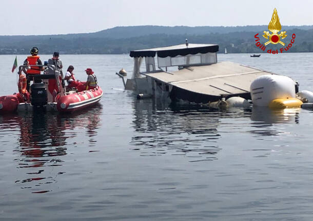 Delitto barca affondata lago maggiore naufragio lisanza 