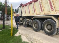 E' arrivata la sabbia allo stadio, prende forma il Campo del Palio di Legnano