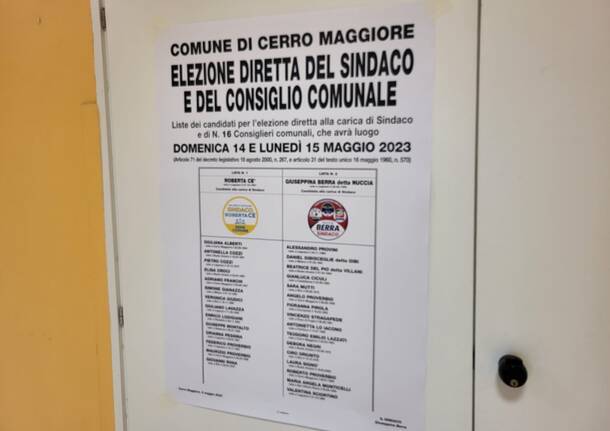 elezioni cerro maggiore 