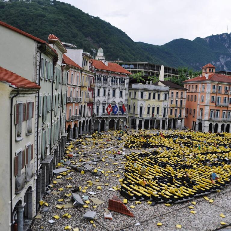 I danni a Swissminiatur causati dalla grandinata