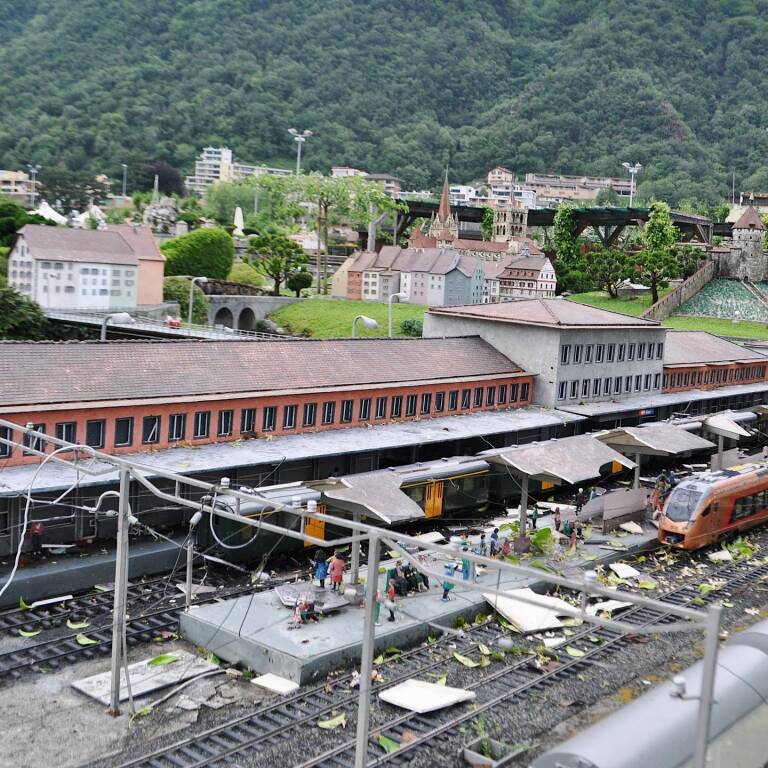 I danni a Swissminiatur causati dalla grandinata