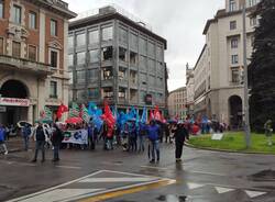 I sindacati in corteo a Varese per il Primo maggio