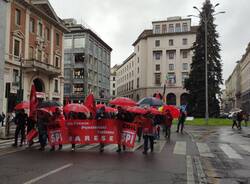 I sindacati in corteo a Varese per il Primo maggio