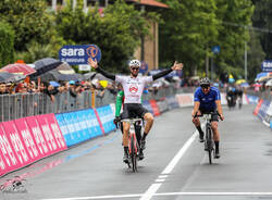 Il Giro d'Italia a Cassano Magnago, la corsa