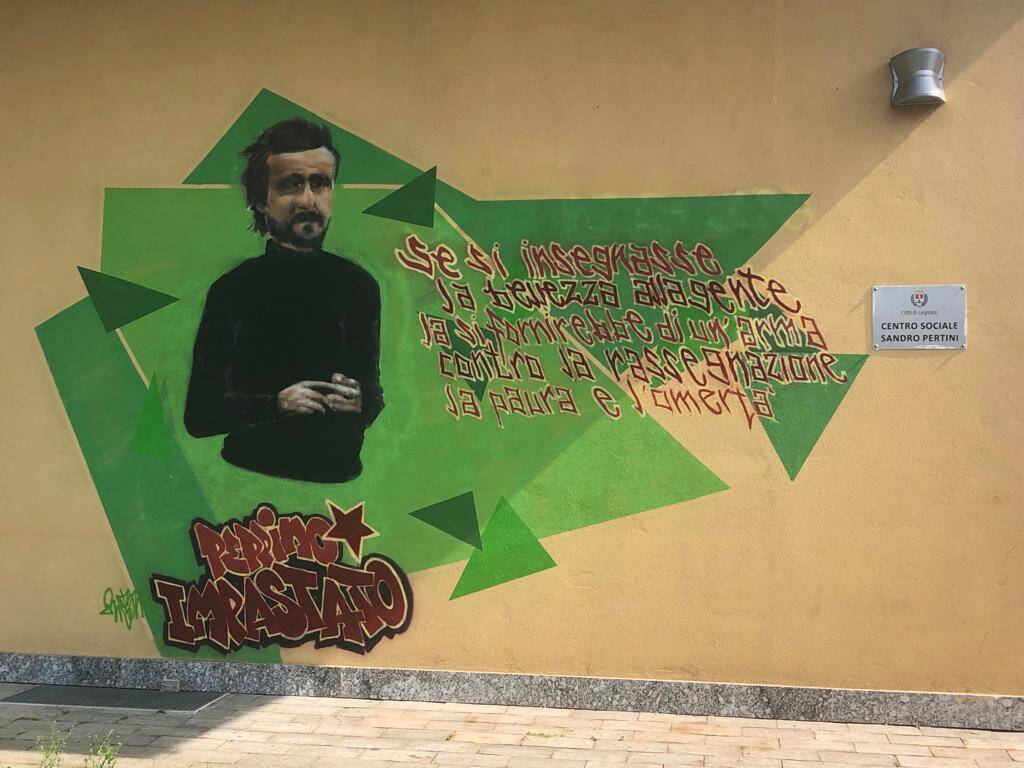 Inaugurata la nuova sede di Casa del Volontariato e il murales dedicato a Peppino Impastato