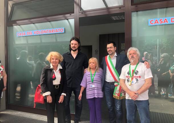 Inaugurata la nuova sede di Casa del Volontariato e il murales dedicato a Peppino Impastato