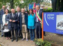 inaugurazione giardino don giussani busto arsizio