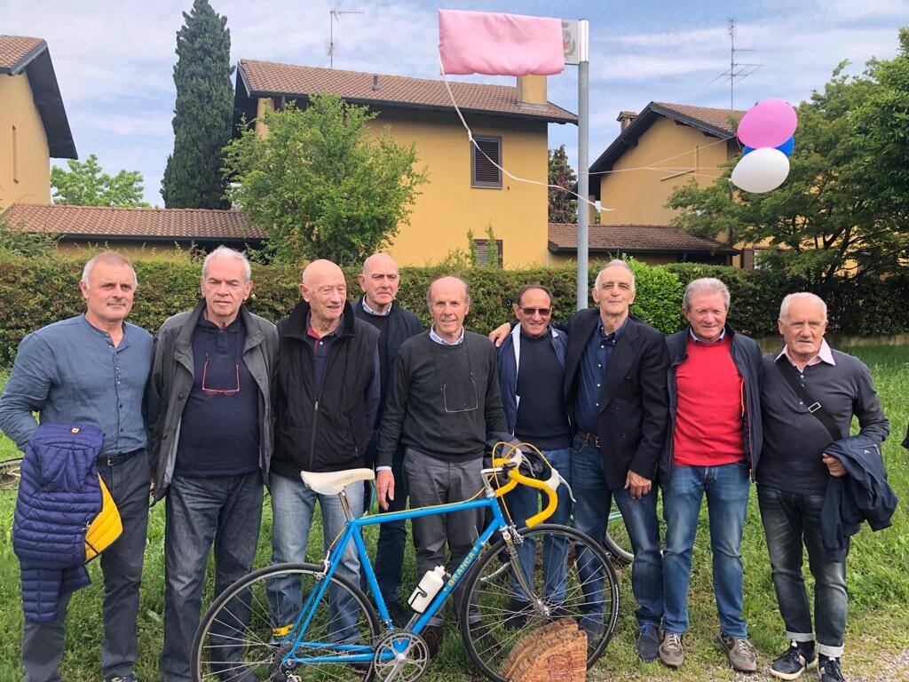 Inaugurazione piste ciclabili al campione Ugo Colombo