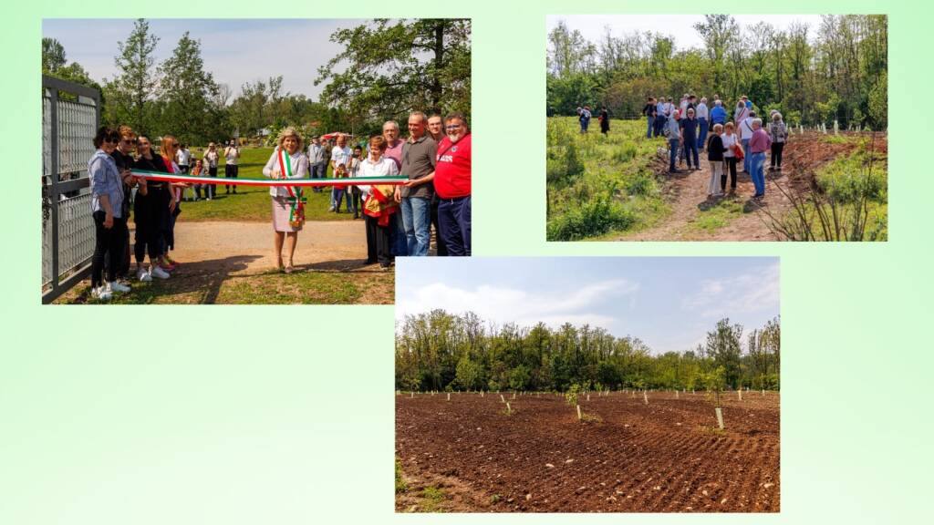 Intitolato a Luciano Garbelli il frutteto didattico realizzato al parco degli Aironi di Gerenzano