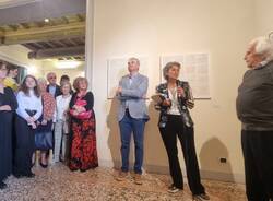 L'inaugurazione della mostra di Giovanni La Rosa