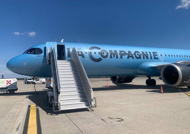 L’A321neo di La Compagnie a Malpensa
