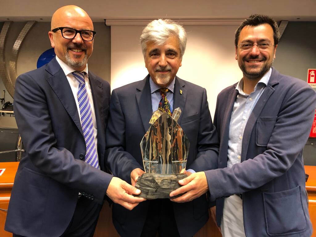 La presentazione del Peso del Palio di Legnano, firmato da Corsini