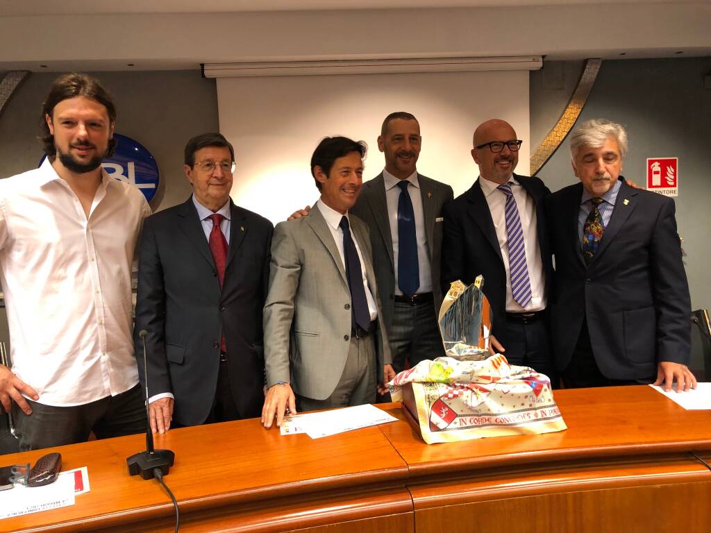 La presentazione del Peso del Palio di Legnano, firmato da Corsini