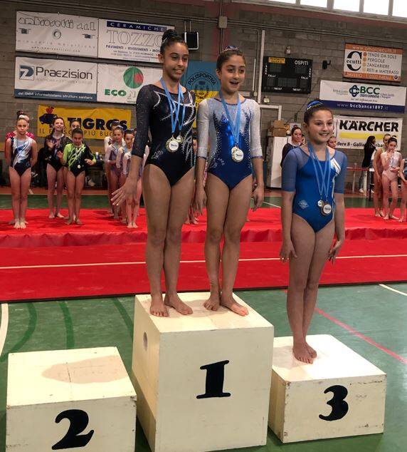 Oro e argento per le ginnaste Junior della Perseverant Legnano