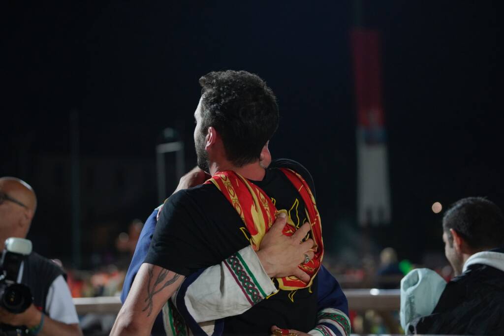 Palio: finale e la vittoria della contrada Legnarello - foto di Daniele Zaffaroni