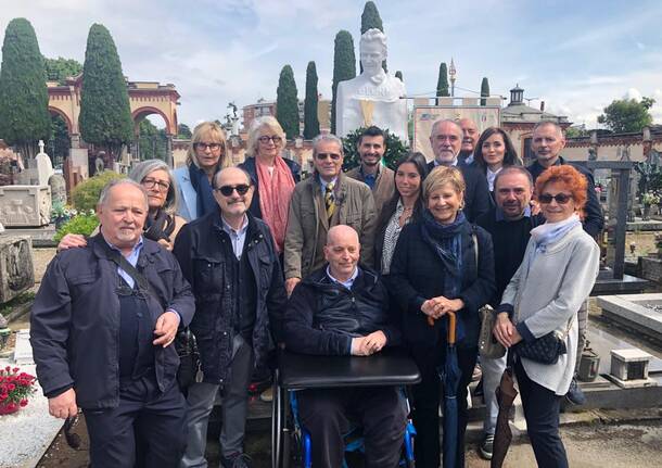 Parabiago: inaugurato il nuovo busto di Libero Ferrario