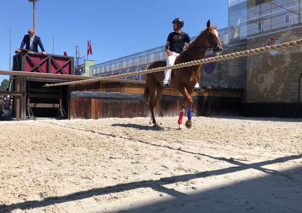 Prove ufficiali al campo del Palio 