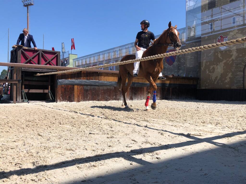 Prove ufficiali al campo del Palio 