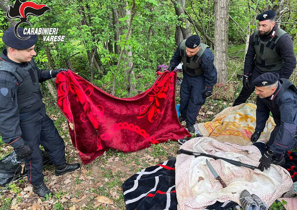 spacco boschivo armi droga vergiate sesto calende
