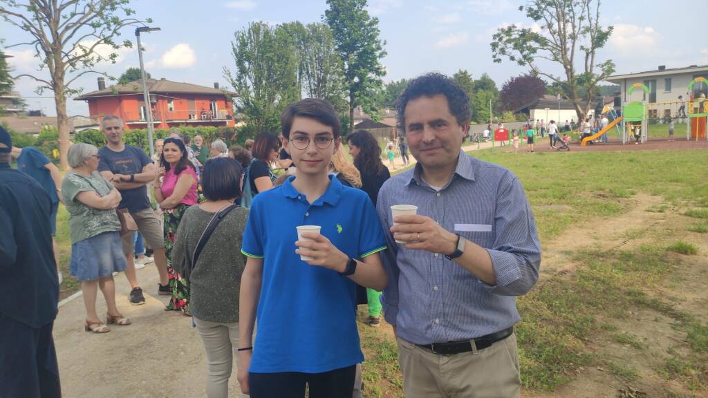 Vedano Olona - L'inaugurazione del parco Quercia rossa
