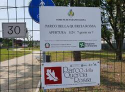 Vedano Olona - L'inaugurazione del parco Quercia rossa