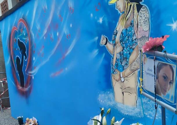 A Senago un murales per Giulia Tramontano