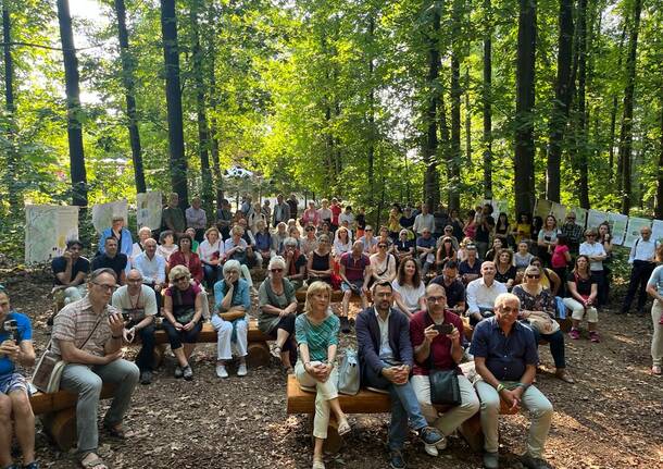 Al Parco Alto Milanese il taglio del nastro della stanza nel bosco  