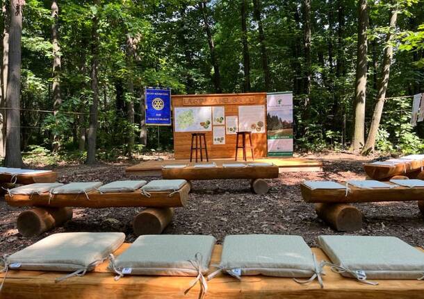 Al parco Alto Milanese il taglio del nastro della stanza nel bosco