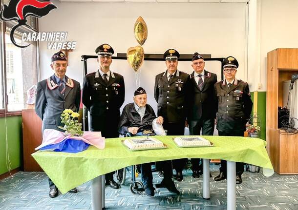 armando gobbato 102 anni luino carabinieri