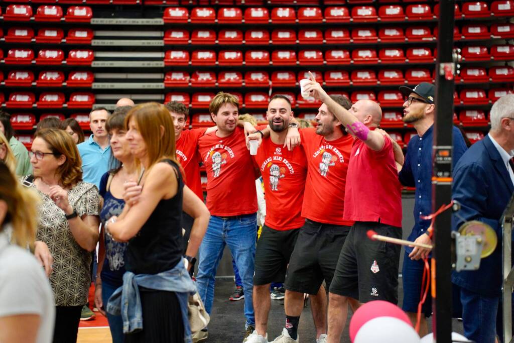 Basket Legnano - La festa di fine stagione al PalaBorsani nelle foto di Daniele Zaffaroni