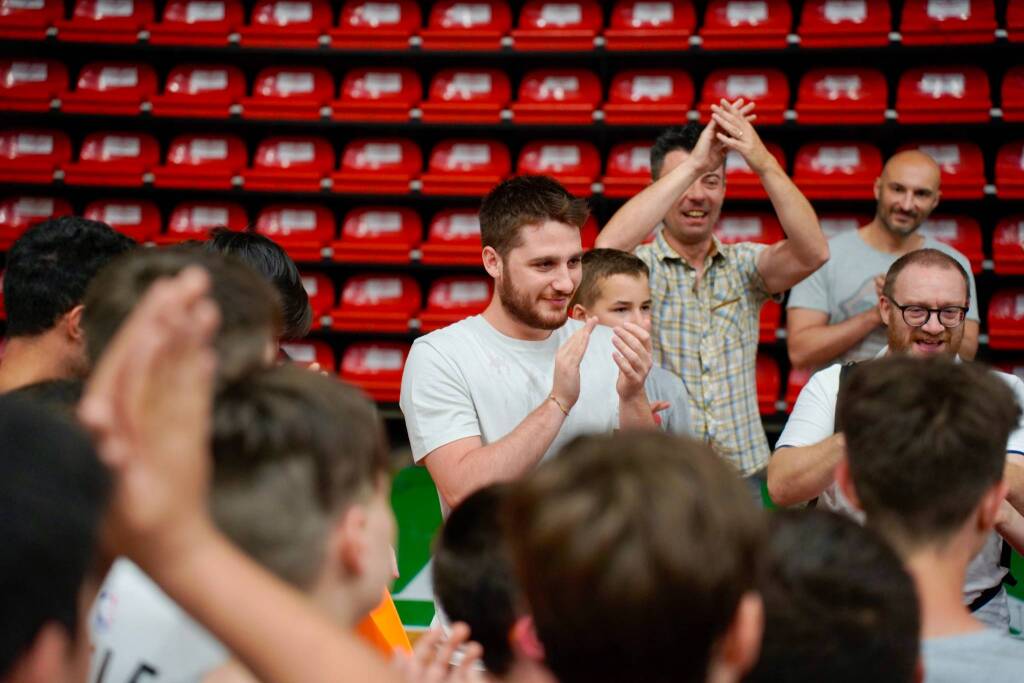 Basket Legnano - La festa di fine stagione al PalaBorsani nelle foto di Daniele Zaffaroni