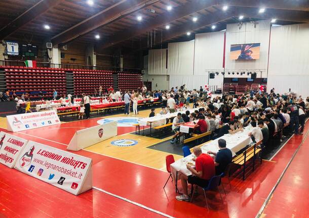 Basket Legnano – La festa di fine stagione al PalaBorsani nelle foto di Daniele Zaffaroni