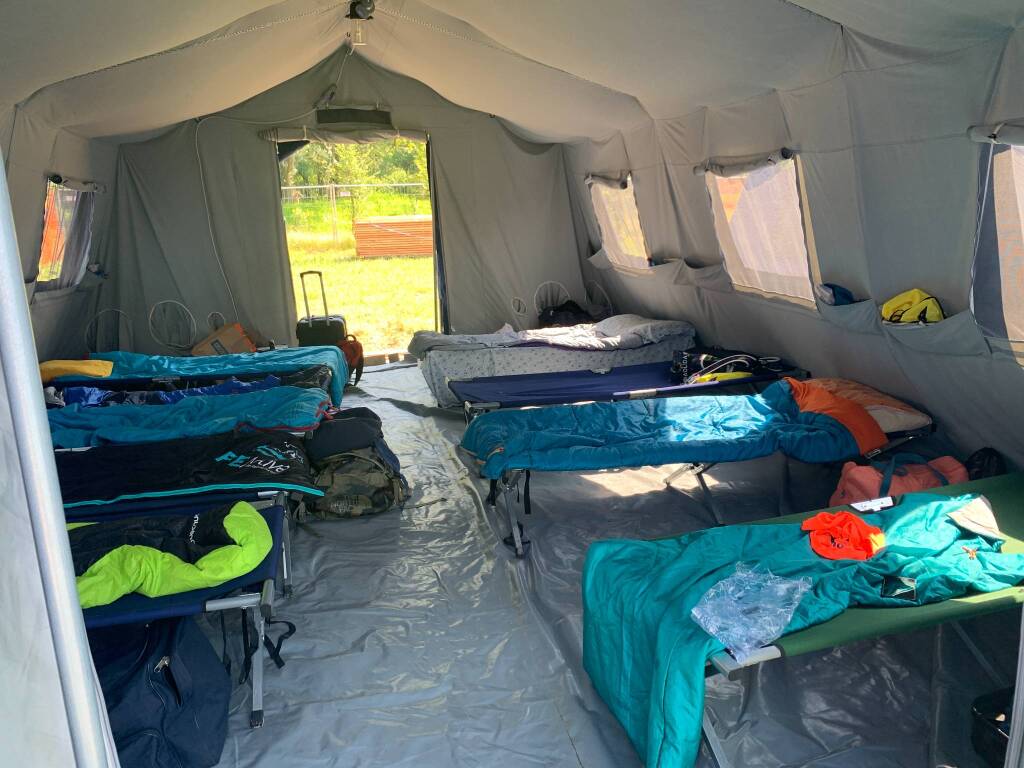 Camp protezione civile Buguggiate