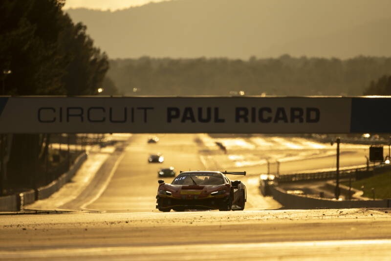 Alessio Rovera in gara al Paul Ricard nel GTWC 2023