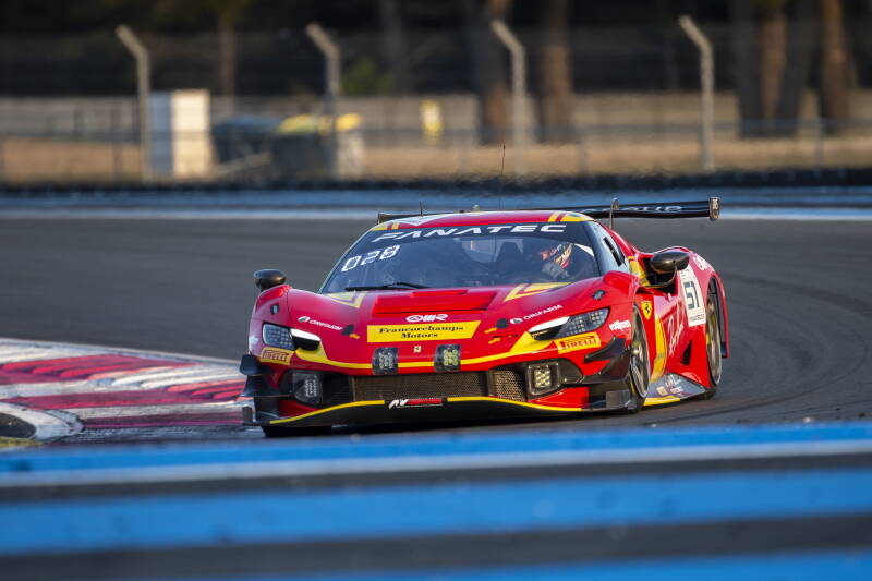 Alessio Rovera in gara al Paul Ricard nel GTWC 2023