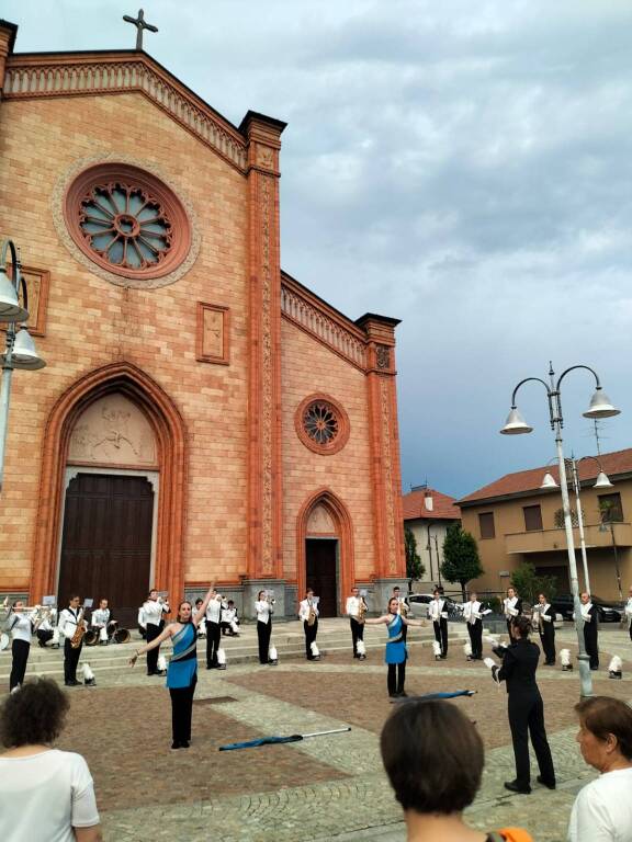 Corpo bandistico San Filippo Neri in festa a Villa Cortese