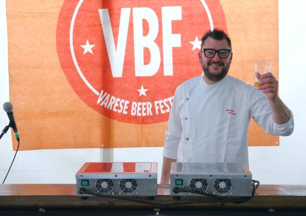 Da Mastechef al Varese Beer Festival: lo show cooking di Davide Aviano