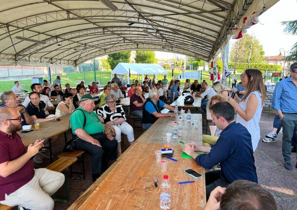 festa della lega caronno varesino 2023 giancarlo giorgetti